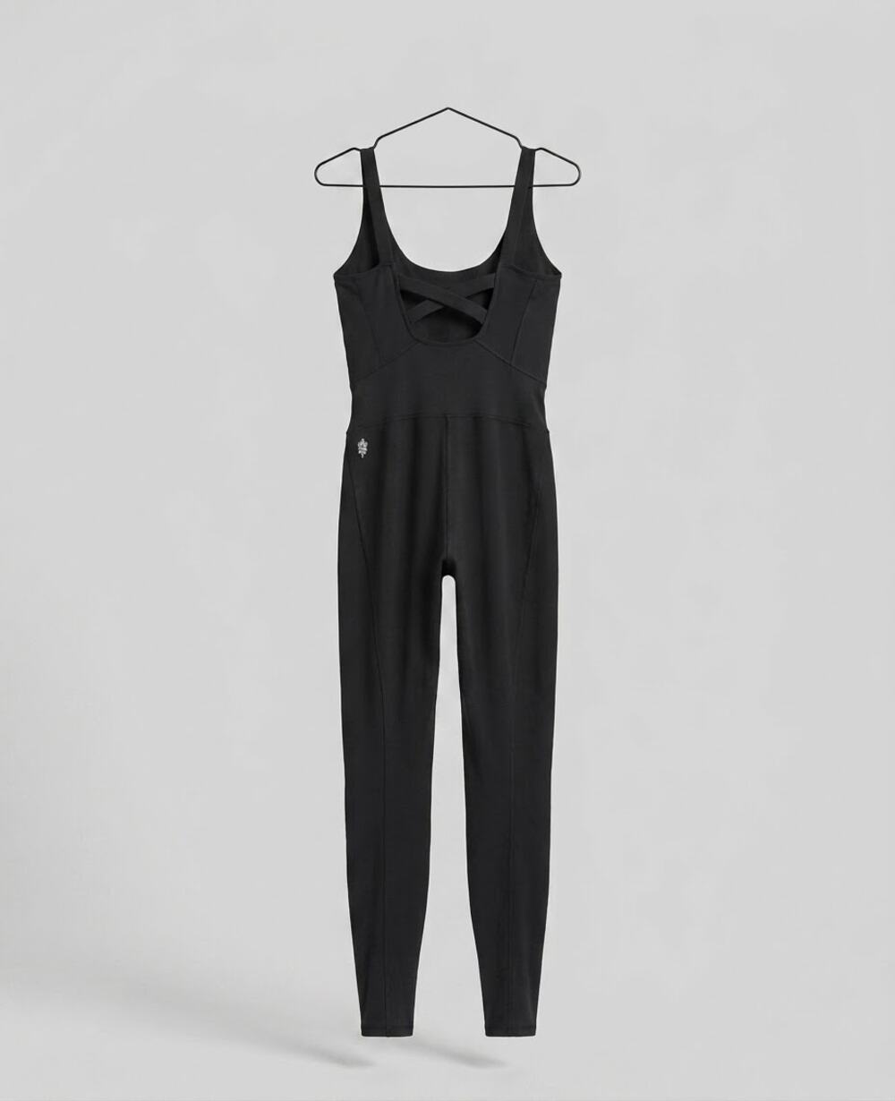 Free people Movement X hatch Jumpsuit with Crisscross Back Straps,